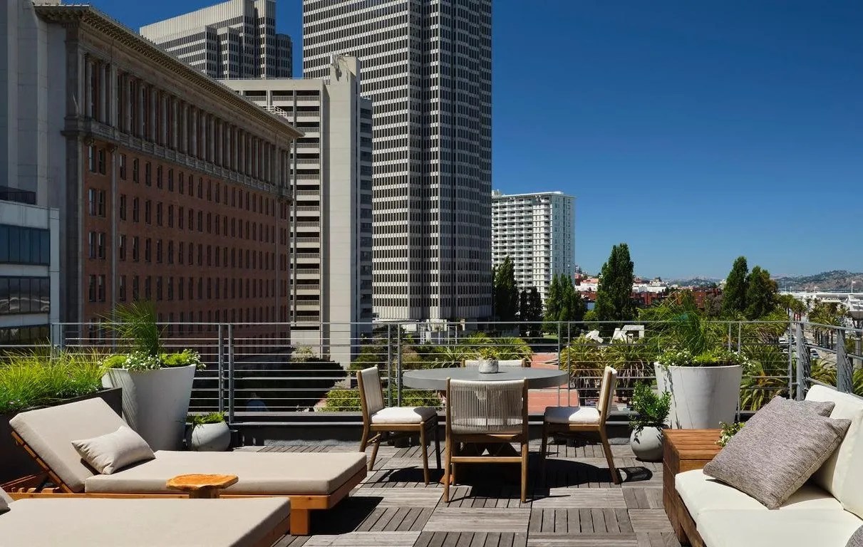 1 Hotel San Francisco terrace