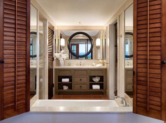 Bacara guestroom bathroom - Picture by Bacara Resort