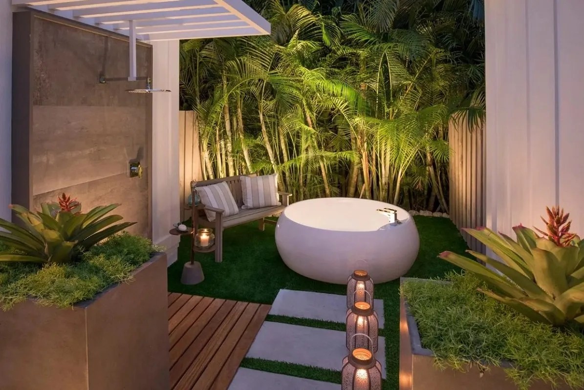 luxury resorts water conservation system