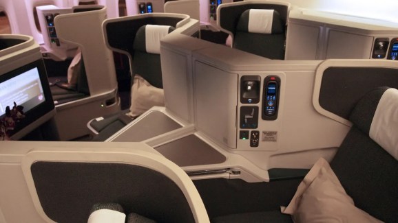 Cathay Pacific Business Class - Cabin