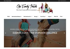 Chic Family Travels - homepage