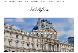 Darling Escapes - homepage