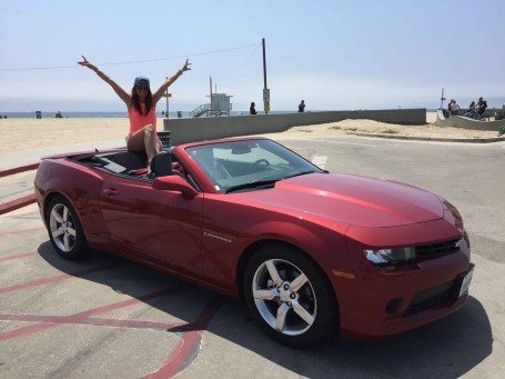 Hertz SB road trip with a Camaro