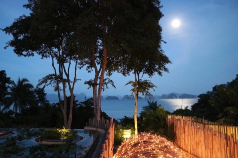 Full moon from The Den