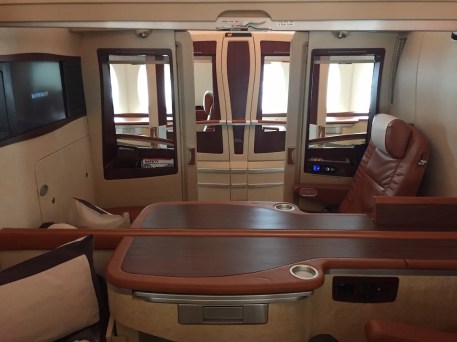 Singapore Airlines A380 Suites - Middle seats