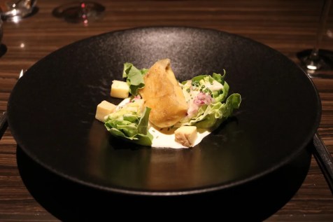 Cheese - Munster croustillant with salad