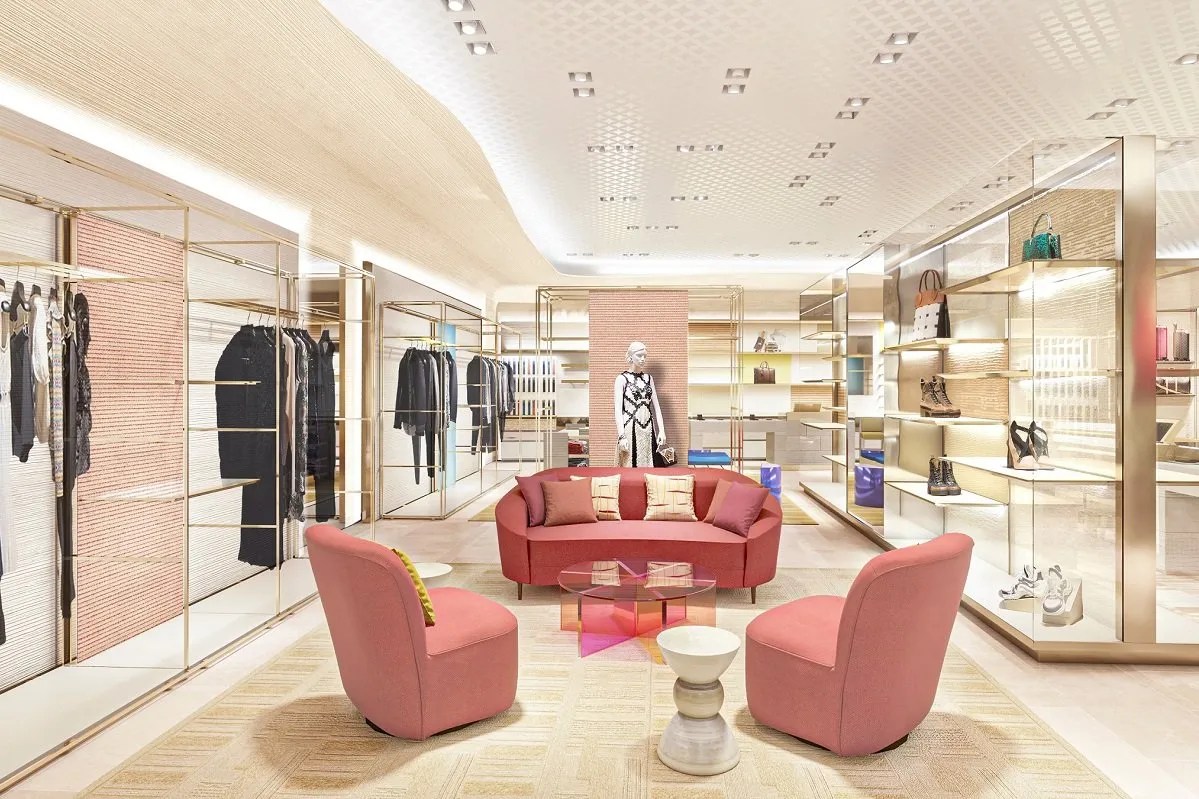 Louis Vuitton store in Dubai's airport, UAE 