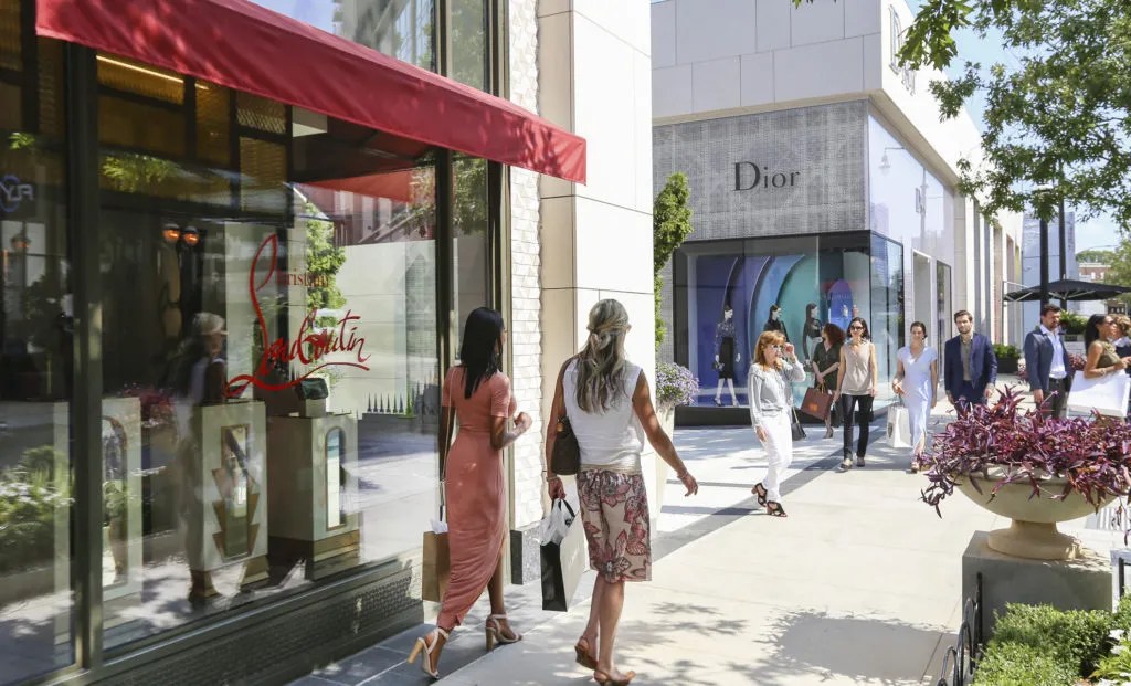 Luxury shopping at Buckhead Atlanta
