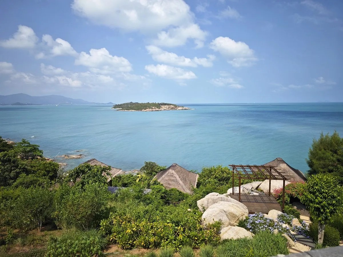 Six Senses Samui - Ocean view from hilltop