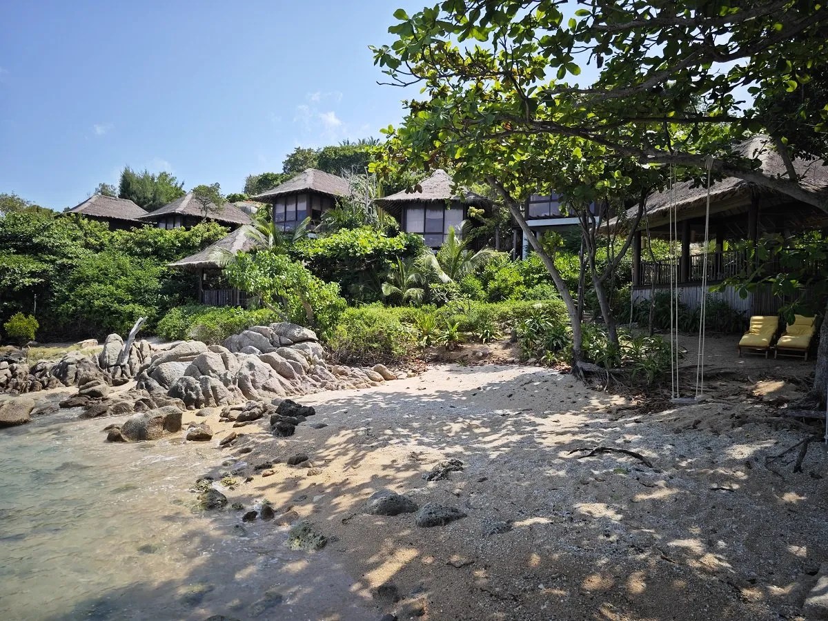 Six Senses Samui - Resort view from private beach