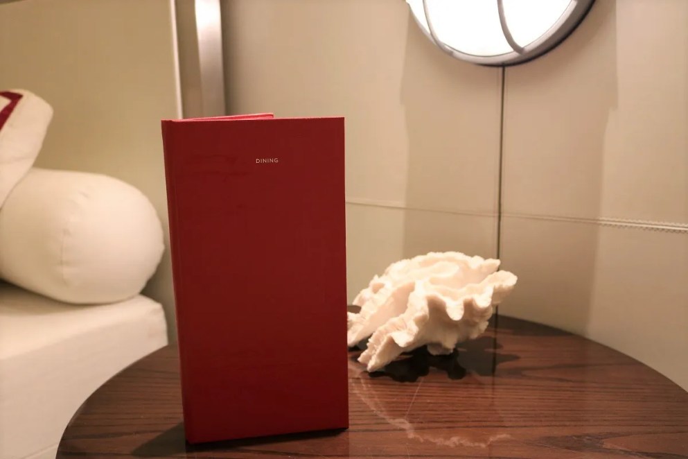 Spa de La Mer - Snack menu